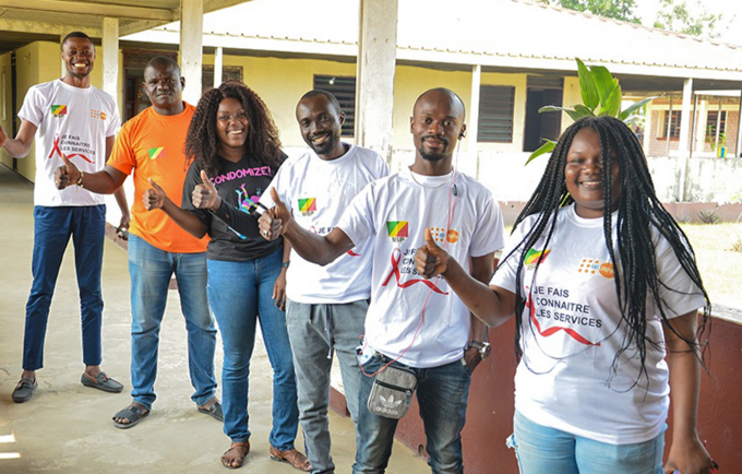 Les jeunes du Congo s'engagent à lutter contre le vih/sida et la tuberculose
