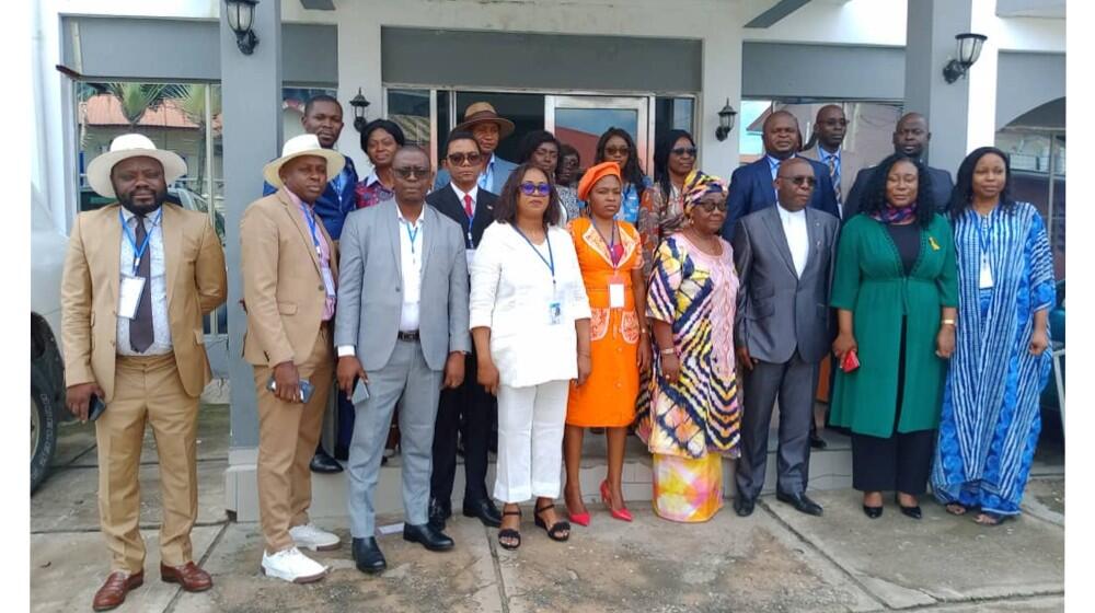 Vue des participants à la formation des magistrats et auxilliaires de justice  à Ouesso